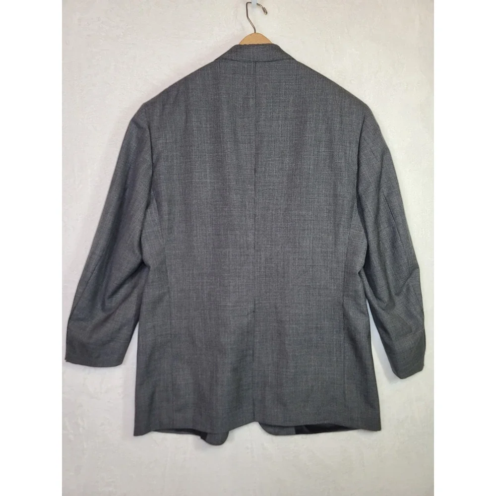Vintage Brooks Brothers Houndstooth Blazer Dark Academia Career Size 44R Office